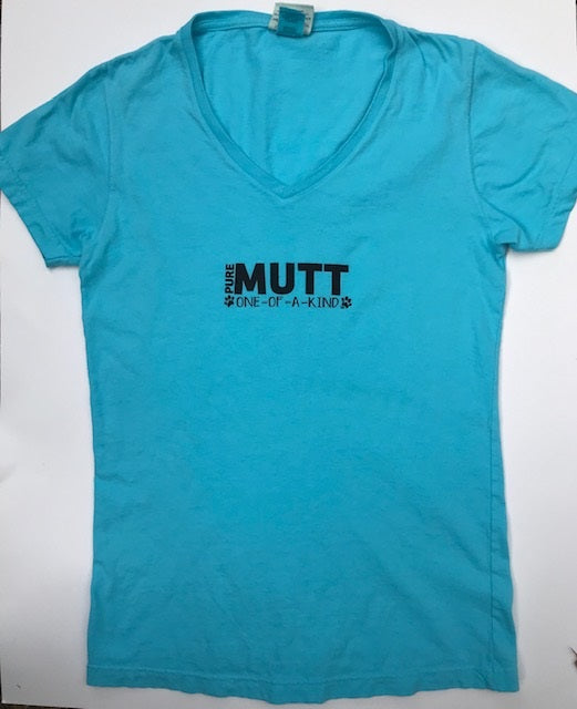 Pure Mutt Ladies T-Shirt V-Neck