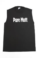 :ure Mutt Sleeveless T-Shirt without Dog on Logo