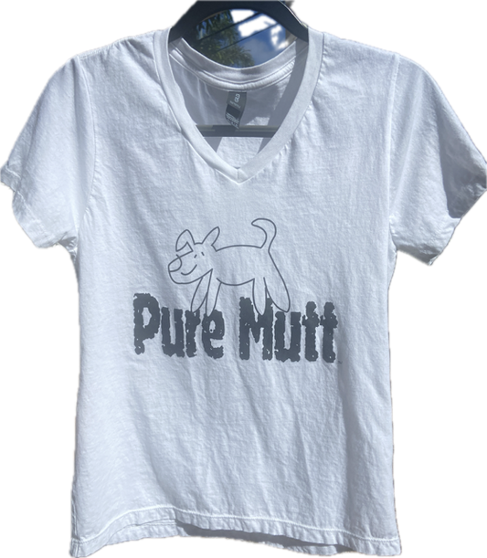Pure Mutt Gilden soft style v-neck short sleeve t-shirt